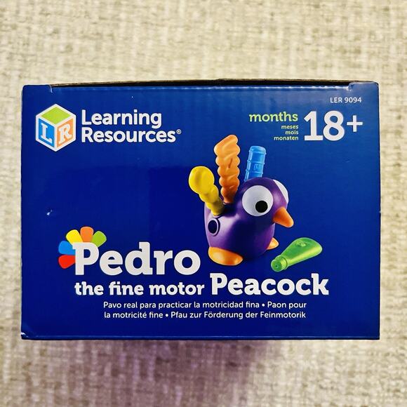 Learning Resources Pedro the Fine Motor Peacock - 6 pieces, Ages 18+ months... - Picture 3 of 5